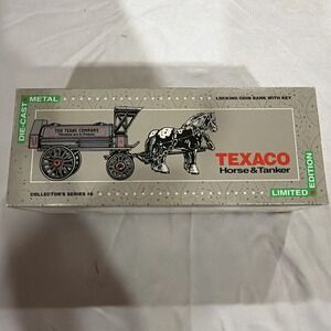ERTL  Texaco Die Cast Horse and Tanker  Limited Edition  #8  #9390VP 1991 NIB